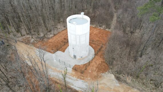 Un nouveau château d'eau en service