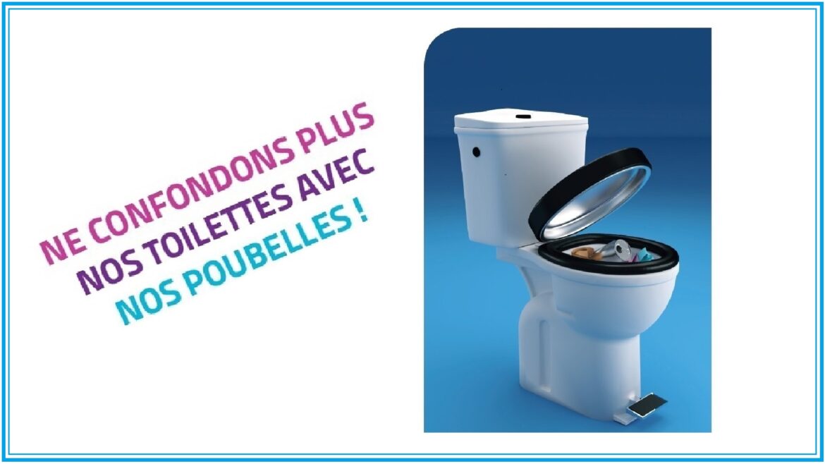 STOP aux lingettes dans nos toilettes