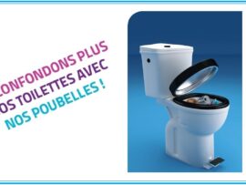 STOP aux lingettes dans nos toilettes